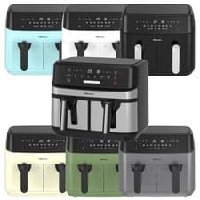 Image of EMtronics 9 Litre Dual Basket Double Air Fryer