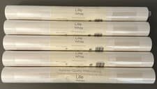 Image of Brand New Laura Ashley Lille White Stripe Wallpaper 5 Rolls Available PPR