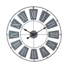 Image of Vitus Grey Metal Large Wall Clock
