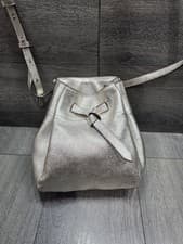 Image of ANNABEL INGALL Bucket Leather Bag Georgia Crossbody Metalic B000690