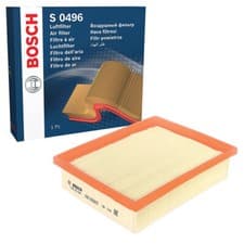 Image of Bosch F026400496 Air Filter Fits Fiat Nissan NV300 Opel Renault Vauxhall Vivaro