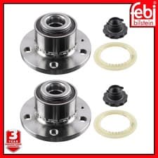 Image of Front Wheel Bearing Kit x 2 & ABS Ring Febi 24414 For VW Crossfox Crosspolo Lupo