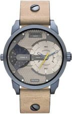 Image of SOLD OUT! Diesel Men's Urban Daddy Watch with Leather Strap Rare DZ-7338