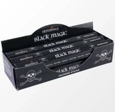 Image of Elements Black Magic Incense Sticks BOX OF 6 PACKS OPIUM INCENSE Gothic Incense
