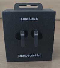 Image of SAMSUNG GALAXY BUDS 4 PRO. BRAND NEW AND SEALED IN BOX. BLACK.
