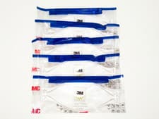 Image of 5x 3M Aura 9332+ FFP3 Valved Disposable Respirator Face Dust Mask Exp:2025