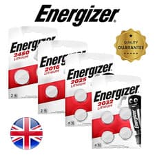 Image of Energizer CR2450 CR2032 CR2025 CR2016 Lithium Coin Cell Battery Long Expiry Date