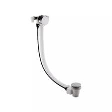 Image of Balterley Free Bath Filler with Push Button Waste, Built-in Overflow, Set of 2 -