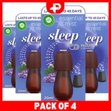 Image of Air Wick Natural Essential Oils Mist Refills Air Freshener Sleep 20ml Pack of 4