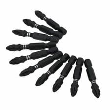 Image of PH2 Phillips Impact Torsion Screwdriver Bits 50mm Long 10 Pack 1/4” Hex Shank