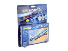 Image of REVELL - Model set Boeing 747-200 with painting to assemble - 1/450 - REV63999