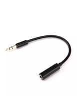 Image of 3.5mm Headphone Short Cable 1/8" Stereo Male Plug to Jack Female