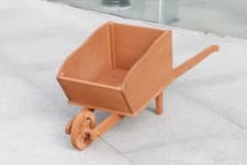 Image of Large Wooden wheelbarrow Planter, 110cm Long !! Raised Bed