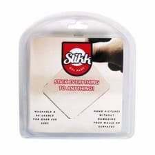 Image of Reusable Strong Adhesive Gel Pads, 4 Pad Pack