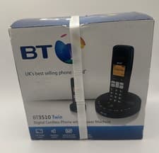 Image of BT 3510 Twin Digital Cordless Phone with Answering Machine - Brand New Sealed