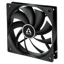 Image of Arctic F12 TC Black 120mm Extra Quiet Case Fan 1350 RPM 53 CFM 12V 3-Pin