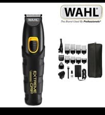 Image of Wahl 9893-417 Extreme Grip 7 in 1 Multigroomer Trimmer Kit Interchangeable Heads