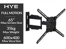 Image of TV Wall Bracket 43 50 55 65 70 Inch Full Motion VESA 600 x 400 up to 45kg HYE