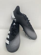 Image of Brand New Adidas Predator 20.4 Black &White Football Boots Junior Size 5 RRP £80