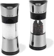 Image of Cole & Mason Horsham Chrome Salt and Pepper Mills, Adjustable Grind Precision+