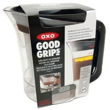 Image of OXO Fat Separator for Gravy Soups & Sauces Good Grips 1 Litre Strainer Jug