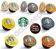 Image of Dolce Gusto Starbucks, 8 Flavours to Pick From, 24, 48, 96 Pods SOLD LOOSE