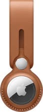 Image of GENUINE/ORIGINAL Apple AirTag Leather Loop SADDLE BROWN