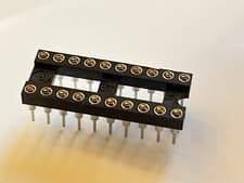 Image of 20 WAY DIL TURNED PIN IC SOCKETS (x1) BEST QUALITY bsaoi