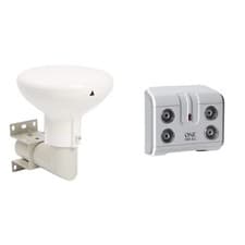 Image of Outdoor Aerial, SLx Digidome For TV Digital Freeview HD 360° Omni White