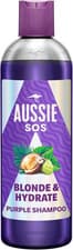 Image of Aussie SOS Blonde and Hydrate Purple Shampoo 300Ml for Bleached, Highlighted and