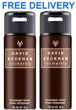 Image of David Beckham INTIMATELY Deodorant Anti Perspirant Body Spray, 2 x 150ml, 2 PACK
