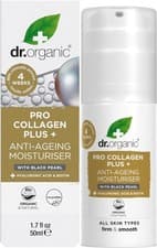 Image of Dr Organic Pro Collagen Plus Anti Ageing Moisturiser With Black Pearl 50ml