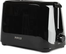 Image of Black Toaster 2 Slice - 700W - 6 Browning Controls & Anti-Jam Function