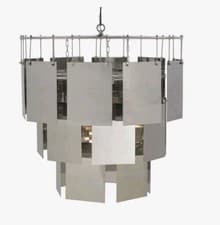 Image of ANDREW MARTIN MARILYN CHANDELIER STEEL Set Of 2