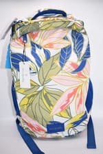 Image of Vera Bradley Reactive Grand Backpack in "Rain Forest Leaves" Pattern