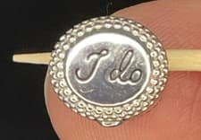 Image of NEW AUTHENTIC Chamilia Sterling Silver "I Do Ring Box” Charm Bead