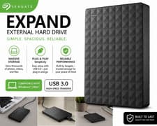 Image of New Seagate External Hard Drive 500GB 1TB Backup Plus Slim USB 3.0 2.5" Portable