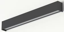 Image of Straight Graphite Led Wall Light 1x11w 3000k 62cm