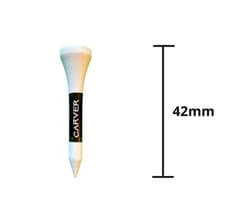 Image of WOODEN GOLF TEES - SMALL - 42MM