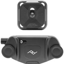 Image of Peak Design Capture Camera Clip V3 with Standard Plate in Black