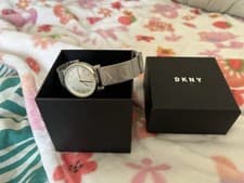 Image of DKNY Soho Watch for Women, Quartz Movement with Alloy, Stainless Steel Strap