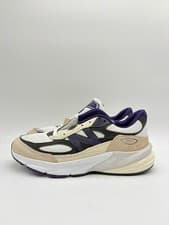 Image of New Balance Men’s 990v6 Made in USA Size 12 White Black Plum |U990WB6|