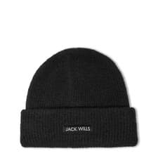 Image of Jack Wills rib knit beanie hat