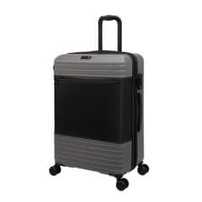 Image of it luggage Attuned 70cm 8 Wheel Expandable Medium Suitcase Charcoal TSA Lock