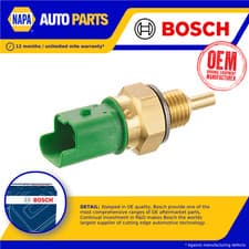 Image of Coolant Temperature Sensor 0986280404 Bosch Sender Transmitter 1338A7 9636777180