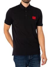 Image of HUGO Men's Dereso222 Polo Shirt, Black