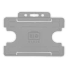 Image of Plastic Rigid ID Card Holder Badge Pass Holder Photo ID Card Holder Security