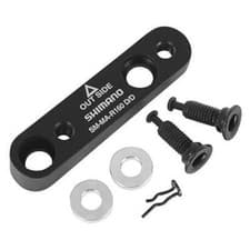 Image of Shimano Adapter For Flat Mount Calliper To Road Flat Frame Mount Rear 160 mm