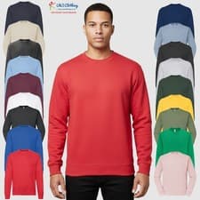 Image of Fruit of the Loom Mens Classic Set In Sweatshirt Drop Shoulder Pullover Jumper