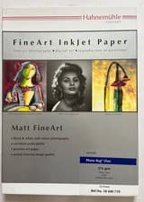 Image of Hahnemuhle Photo Rag Duo, Matt Fine Art inkjet paper. A4 276gsm. 20 sheets New!